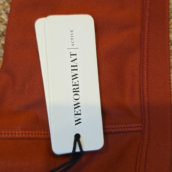 NWT WOMEN'S CAMI BRA TOP IN RUST | WeWoreWhat Active | small - Picture 5 of 9